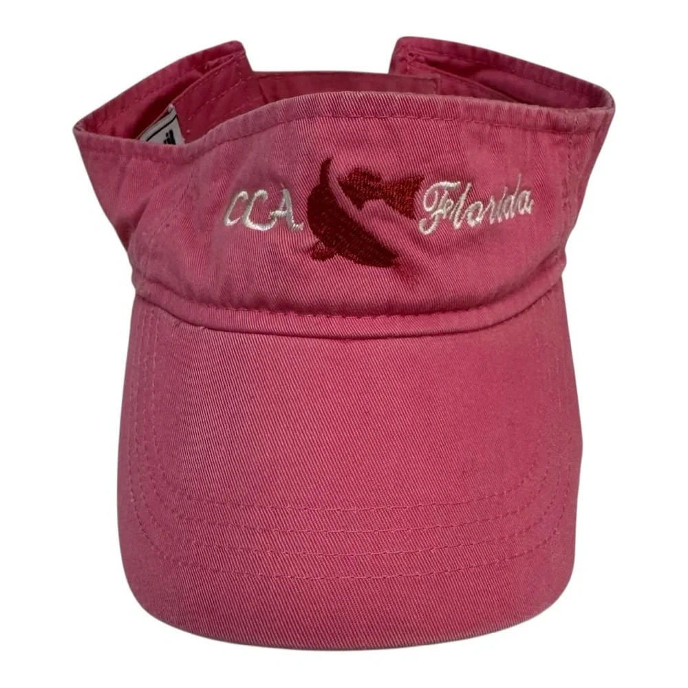 Anvil Pink CC‎ Florida  Preppy Summer Activewear Cotton Visor